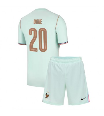 Frankrike Desire Doue #20 Bortaställ Barn VM 2026 Kortärmad (+ Korta byxor)